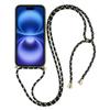 For iPhone 17 Case Biodegradable Wheat Straw+TPU Eco-Friendly Phone Cover with Lanyard