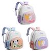 Kids Cartoon Print School Backpack With Breathable Cushion Straps For Preschool Kids