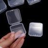 Mini Mini Square Storage Box Transparent Dustproof Storage Boxes  Pill Storage