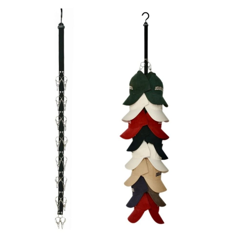 Rotatable Baseball Cap Storage Rack Hanging Wall-Mounted Hat Organizer Baseball Cap Holder  Bedroom