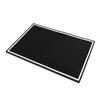 Drain Mat Non-Slip Bar Mat with White Border Drink Spill-proof Bar Countertop Protector for Home Kitchen