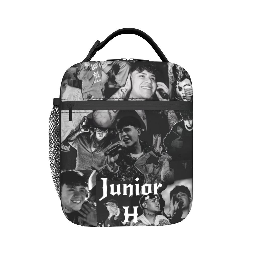 Junior H Sad Boyz Tour Product Insulated Lunch Tote Bag For School Food Container Portable Thermal Cooler Bento Box