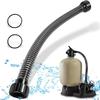 Plastic Pool Pump To Filter Hose Assembly Replacement Hose Filter Assembly Plastic Texture Suitable for Sand Filters Use