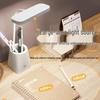LED Desk Lamp with Pen Holder - Ideal for Reading, Studying, Dorms, and Bedside - Creative Gift Idea