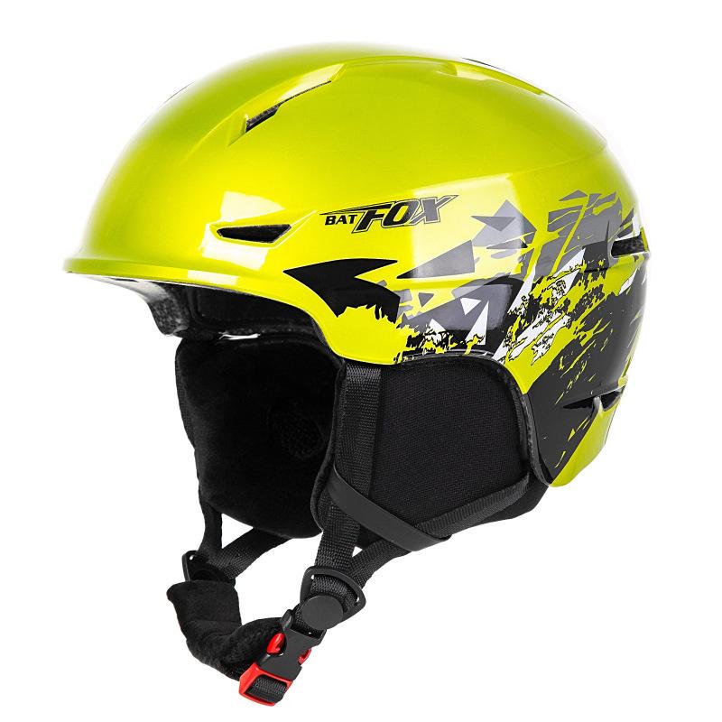 

Альпийский шлем для сноуборда на платформе, защита от столкновений для мужчин и женщин, теплый лыжный шлем для взрослых и велосипедистов на открытом воздухе L зелёный