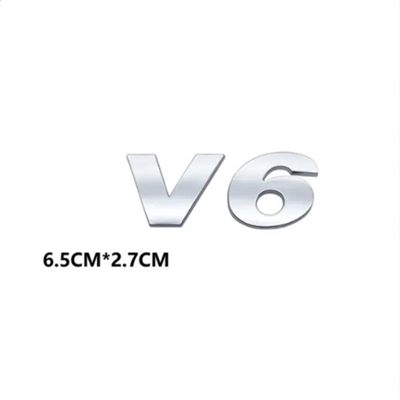 

Автомобильный Стайлинг ABS Хром Серебристо-Черный Наклейка V6 V8 Значок смещения TDI Шрифт Автомобильный Хвост Эмблема Значок Наклейка Для Touareg Аксессуары Для Автомобилей V6 серебряный