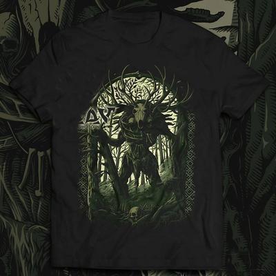 Neues slawisches Waldelfen Leshy T-Shirt. Premium Baumwolle Kurzarm O-Ausschnitt Herren T-Shirt Neu S-3XL