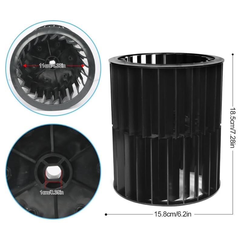 Rueda de soplador de aire acondicionado, accesorio para automóvil, paquete de rueda, soplador compatible con 47004, 47023, 47234, 47203, 47224, 1472A1191