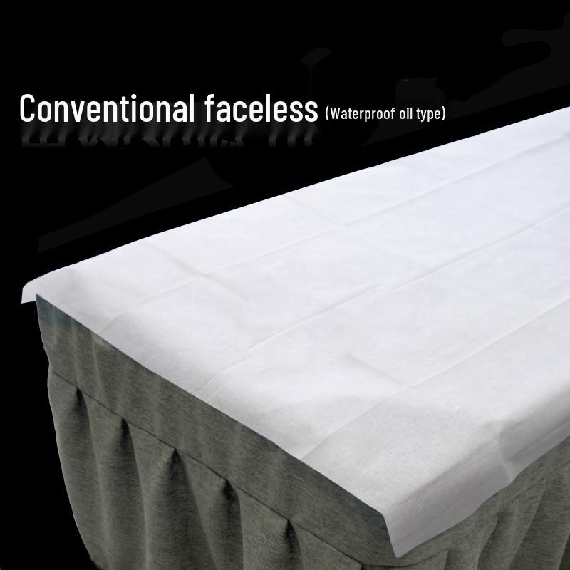 100 Disposable Waterproof Oil-Proof Bed Sheets with Hole for Spa, Beauty Salon, or Massage Table