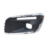 For Citroen Elysee C-Elysee 2017 2018 2019 High Configuration Front Bumper Fog Light Frame Cover Trims Grille Car Accessories