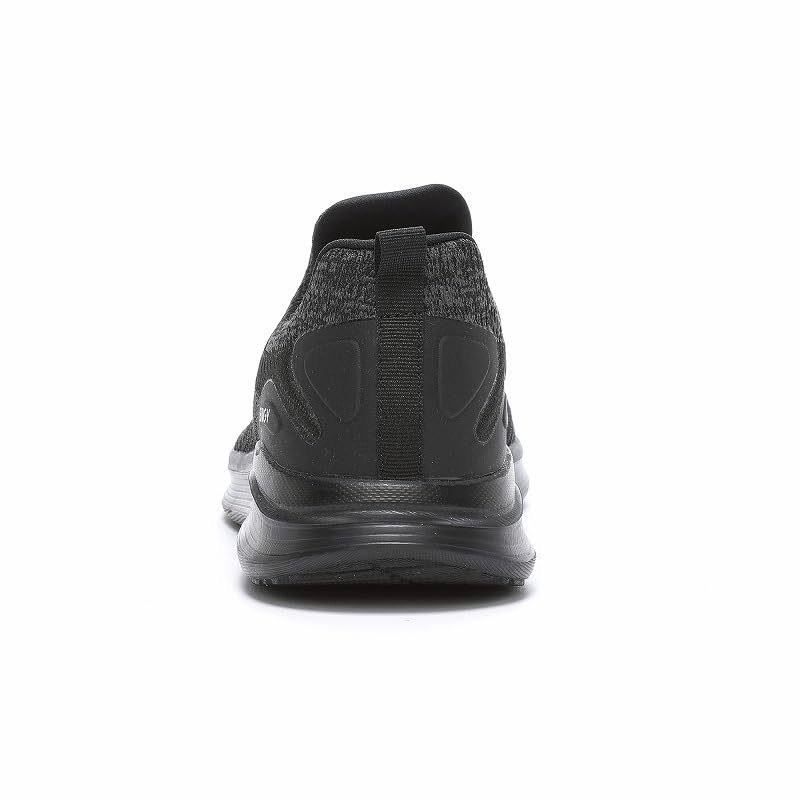 Moonstar Synergy High Shock Wide SNGY 3E Cushion, Lightweight, Soft, Cushioning, Rebound, Absorption, Breathable, Fit, Men's, MY05, Black, 27.0 cm,