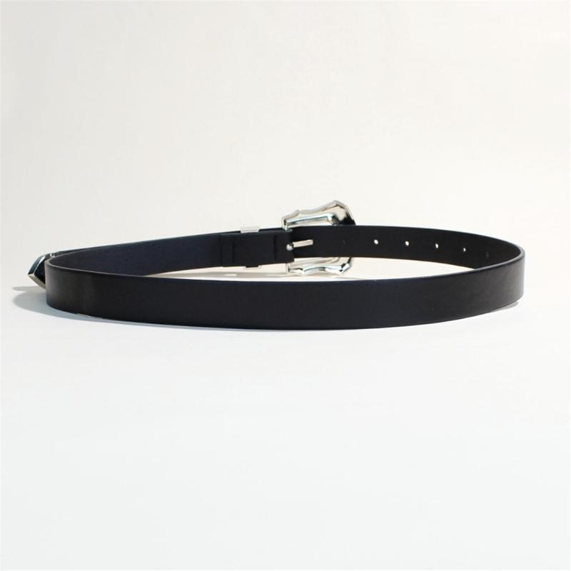 Retro Carved PU Leather Sash For Men Women Elegant Floral Design Belt Adjustable Strap For Casual or Formal Outfits