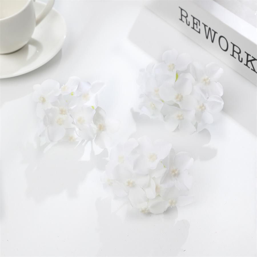 Simulated Hydrangea Accessories: DIY Handicraft Hanfu Flower Decorations