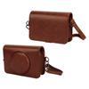 Protective Camera Case with Adjustable Shoulder Strap PU Leather Camera Carrying Bag for C210R Mini Shot2 Retro
