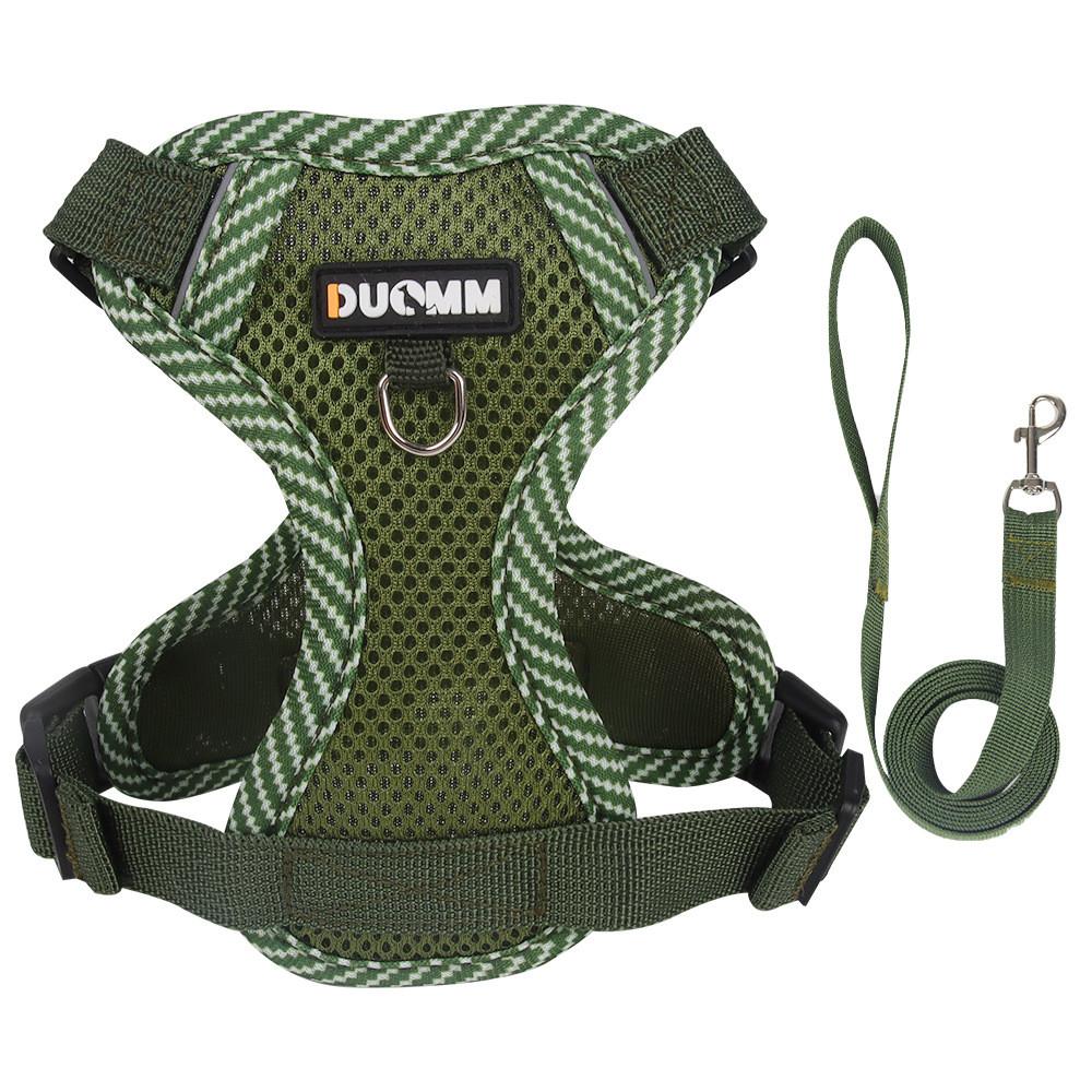 

Pet Harness Reflective Breathable Polyester With Adjustable Fit For Dogs And Cats M