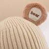 Bear Ear Baby Bear Hat Cotton Toddler Winter Hat New Warm Protection Hat  Cold Weather