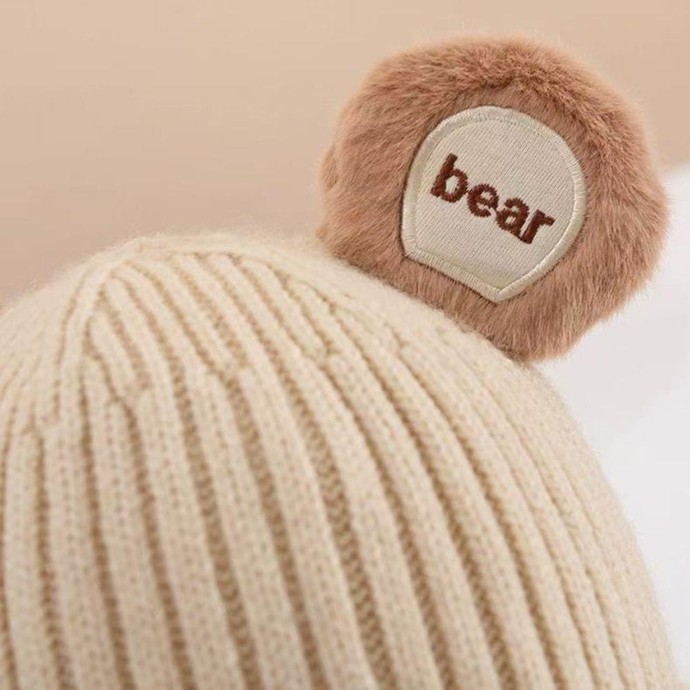 Bear Ear Baby Bear Hat Cotton Toddler Winter Hat New Warm Protection Hat  Cold Weather