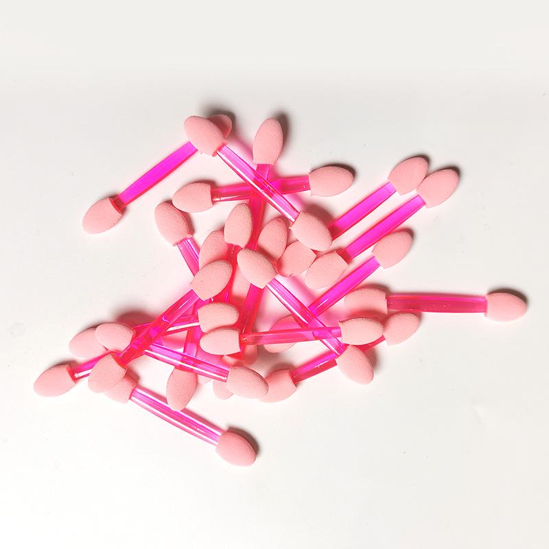 Single & Double Head Disposable Eyeshadow Stick with Latex Sponge for Blending and Nail Art