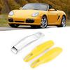 3pcs Remote Key Fob Cover Trim Protective Case Fit for Porsche Macan Cayenne Panamera
