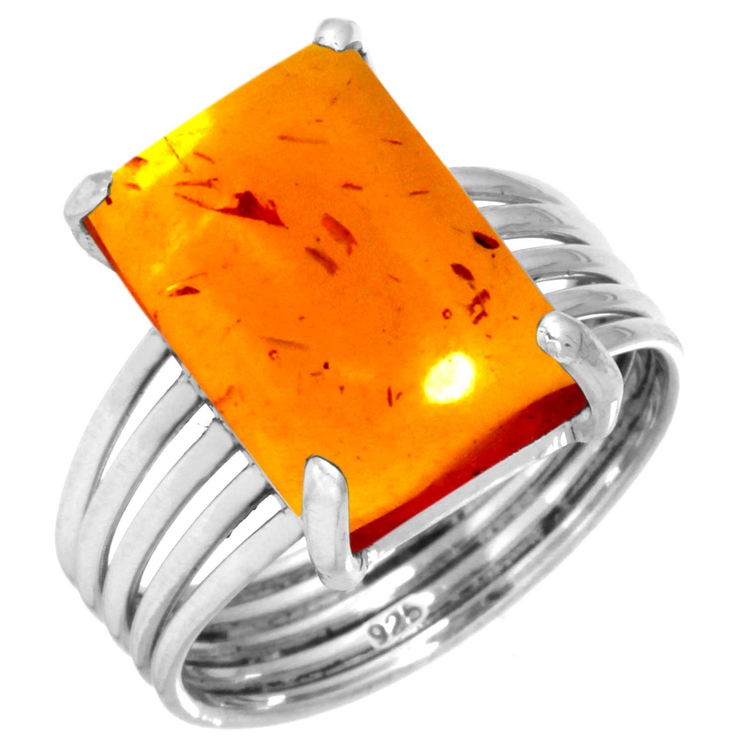 

Кольцо из стерлингового серебра 925 пробы, женское украшение ручной работы с драгоценными камнями, подарок на день рождения, янтарь, аметист, черный оникс, сердолик, гранат, кварц, зеленый оникс, золотой камень 12.5 янтарь