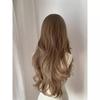 Brown Long Hair Chemical Fiber Synthetic Wig Big Wave Simulation Lolita Long Straight Wig Women's Wig