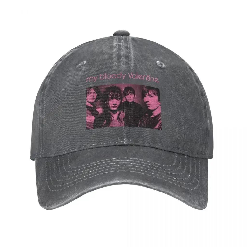 My Bloody Valentine Slowdive Band Baseball Cap Vintage Distressed Cotton Sun Cap Unisex Style Outdoor Workouts Caps Hat