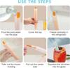 Silicone Ice Straw Mold Reusable Drinking Straw Mould Milkshakes Ice Straw Maker Tool for DIY Beverage Milk Teas Straw