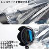 JJC 2 Pieces Fully Transparent Rain Cover for SLR Lens Camera Length Compatible with Sony A6700 A6600 A6500 A6400 A6300 A6100 A6000 Nikon Z8 Z5 Z50