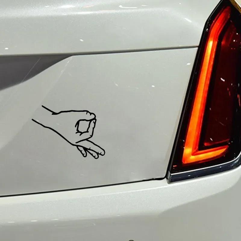 Motorcycle Personalized OK Gesture Body Stickers Styling Removable Waterproof Vinyl Decal Car Accessories
