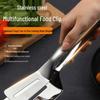 Stainless Steel Fish & Steak Frying Spatula Tongs for Kitchen Use