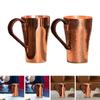 Kupfer Kaffeetasse Handgefertigt Reine Kupfer Tasse Robust Leicht zu Reinigen Kupfer Teetasse 400ml Wasserbecher Trinkgeschirr für Getränke Haushalt