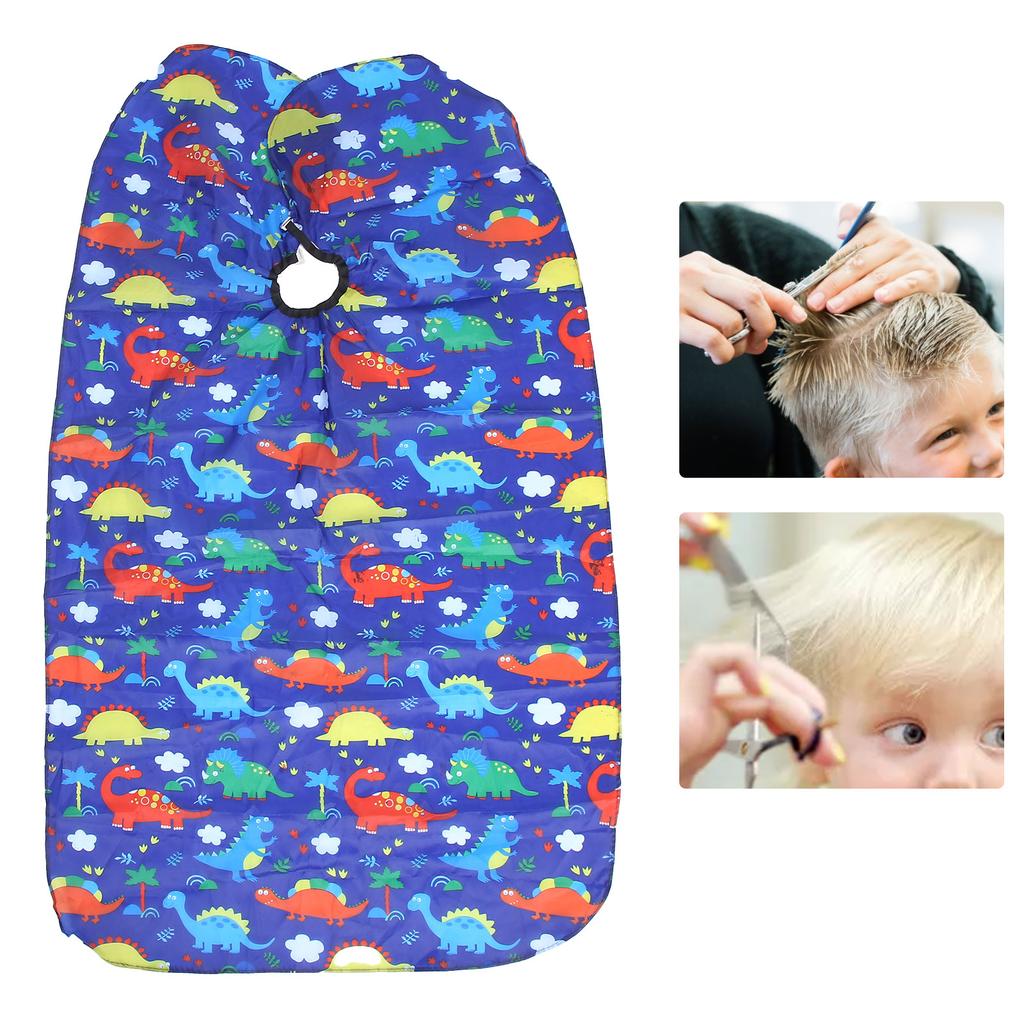 Children Hair Cutting Cape Salon Waterproof Cute Cartoon Pattern Hairdressing Apron