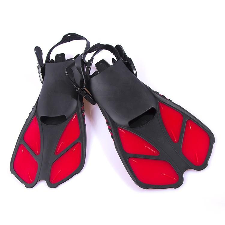 Factory-direct High-end Frog Fins Adjustable Long Adult Swimming Flippers in Stock