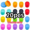 Silicone Rubber Bottle Caps Reusable Durable Seal Wine Stopper for Home Brewing Soft Drink Beer Bottles Preservers Bar Access