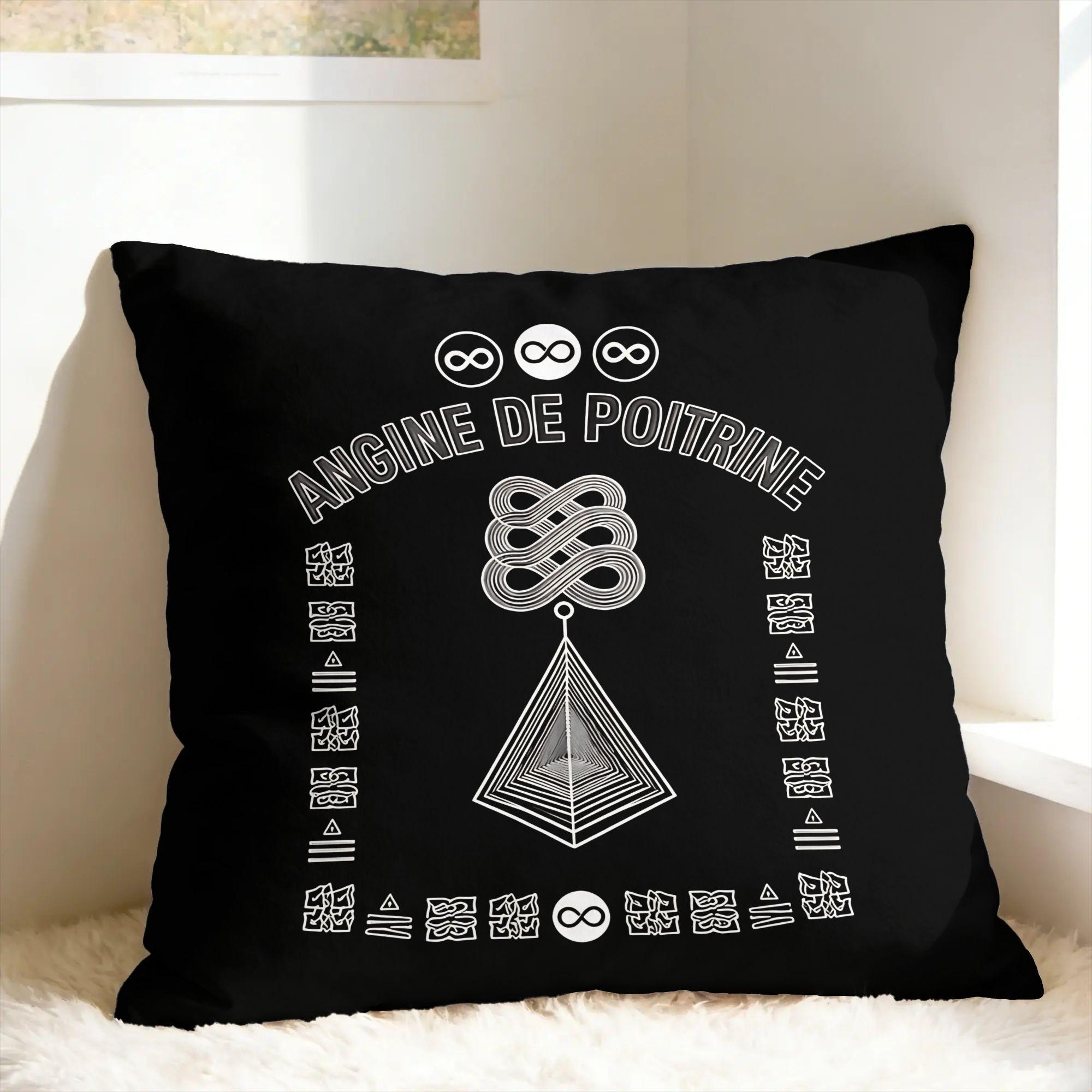 Fine Glasses Unisex Pillow Cover Angine De Poitrine Band Kawaii Pillow Case For Sofa Home Decor Pillowcases