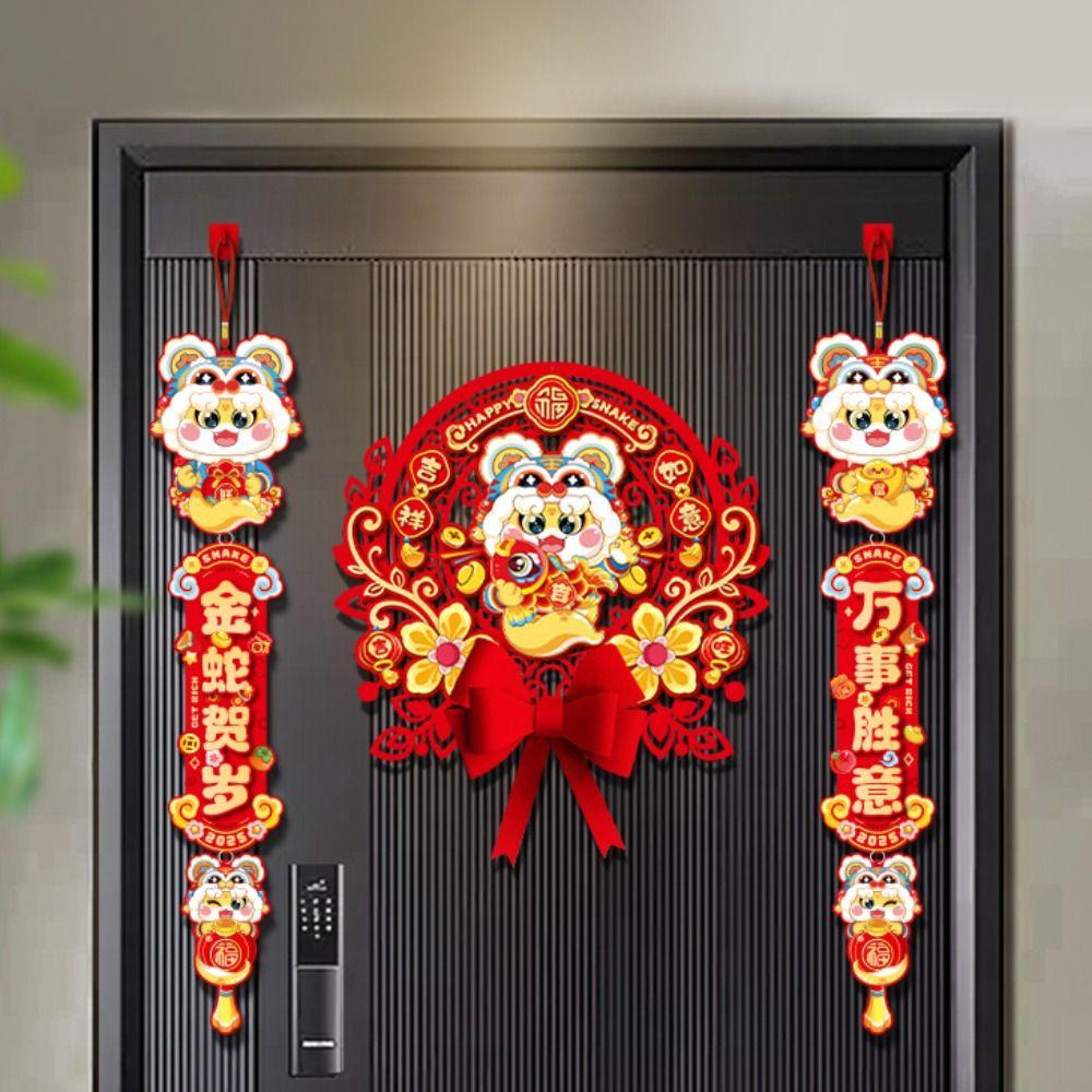 Red New Year Hanging Ornaments Paper Chinese Lucky Ornament Living Room