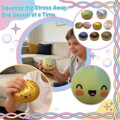 Simulated Roast Pork Bun Toy; Cute Food; Decompression; Bun;  Enjoy; Stress Relief Device.Prank Stress Relief Bun Toy Realistic Steamer Toy