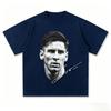 2026 Messi The King of Football Head Print Fashion Short Sleeve T-shirt Men's Clothing and Women's 2026 FIFA World Cup shirt