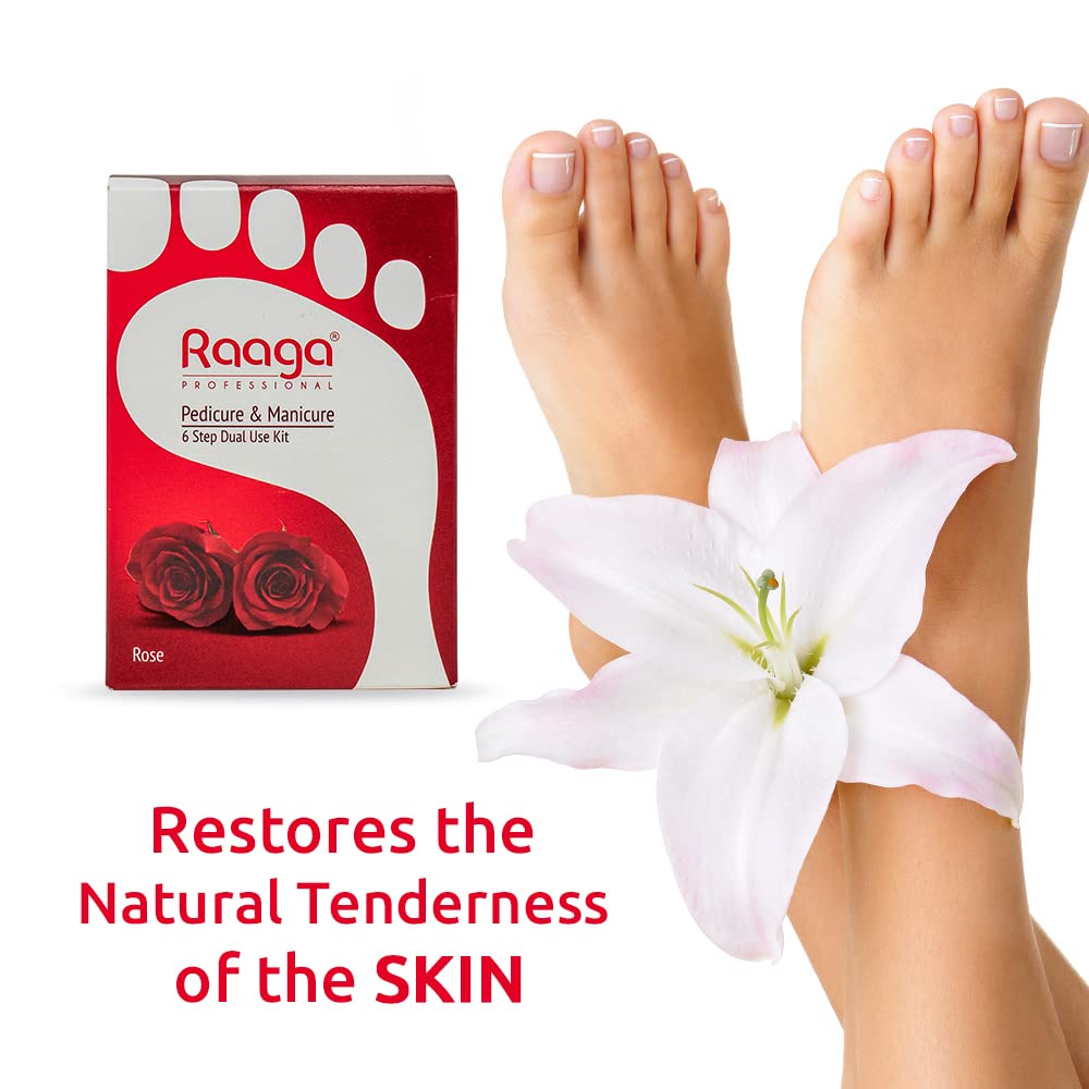 Raaga Professional Rose Manicure Pedicure Kit  63 g Hand Foot Spa Care