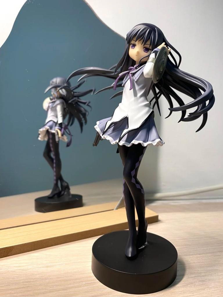 17cm Madoka Magica figure Akemi Homura Anime PVC Model Birthday Present Ornaments Collectible Toys children birthday gift