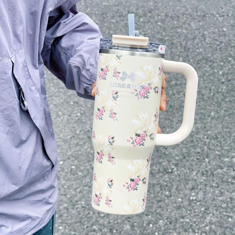 SITARAYURI Große Kapazität 304 Edelstahl Eisbrecher Thermosbecher für das Auto