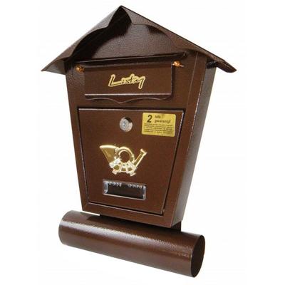 MAILBOX WITH TUBE SD1T BROWN - SKL SD1T 793