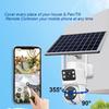 3M Solar Dual-Lens 4G Camera Monitor with Battery Backup and Night Vision