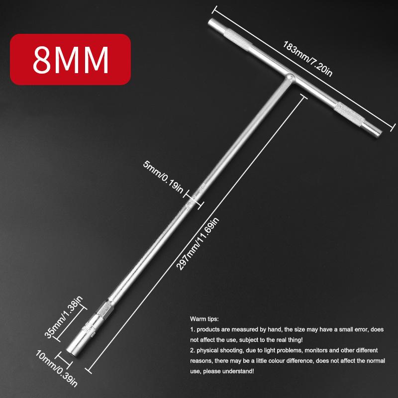 

6-19 мм Т-образный торцевой ключ Ключ для шестигранных гаек Удлиненные шестигранные отвертки Автомобильные шины Мастерская по ремонту техники Ручные инструменты