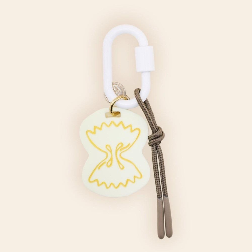 Contrasting Color Fruit Series Keyring Coffee Cup Bag Chain Charms Cherry Acrylic Keychain  Women Bow