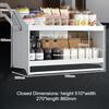 Kitchen Lifting Basket Kitchens Sliding Storage Cabinet Spice Hanging Cabinets Multifunction Steel Organizer Shelves Furniture