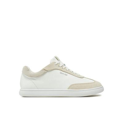 Cupsole Lace Up Sneakers - Lth Sue Mix
