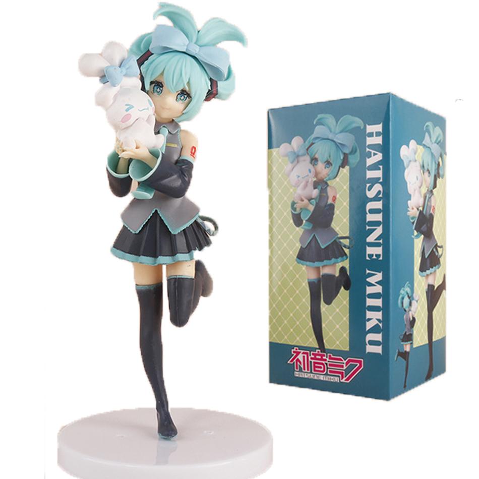 Little Devil Hatsune Miku Cute Sitting Beauty Girl Ornament Car Ornament Instant Noodles Maker Computer Case Decoration Ornament