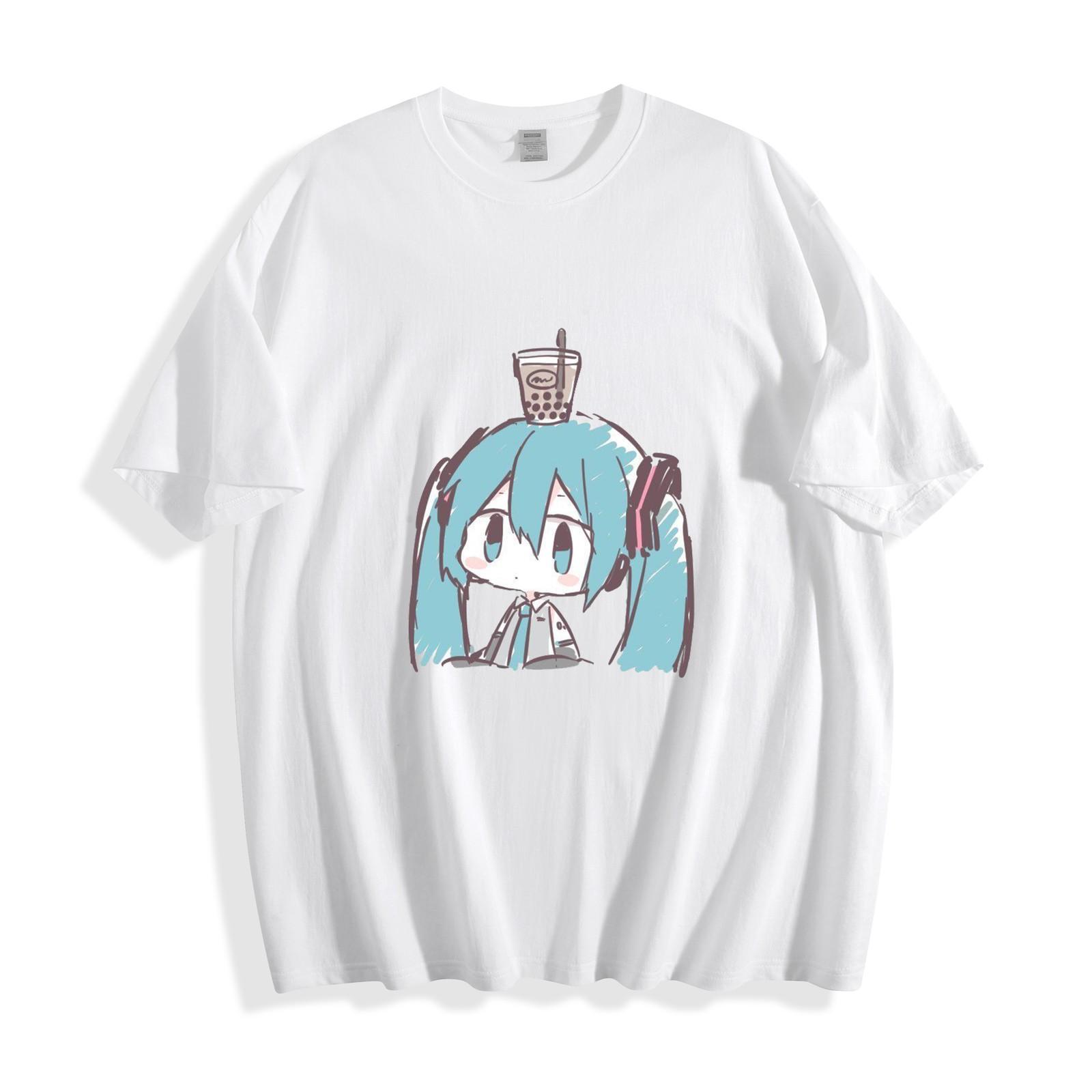Bobba Bliss Hatsune Miku T-Shirt - Crown Kawaii Design Unisex Tee S