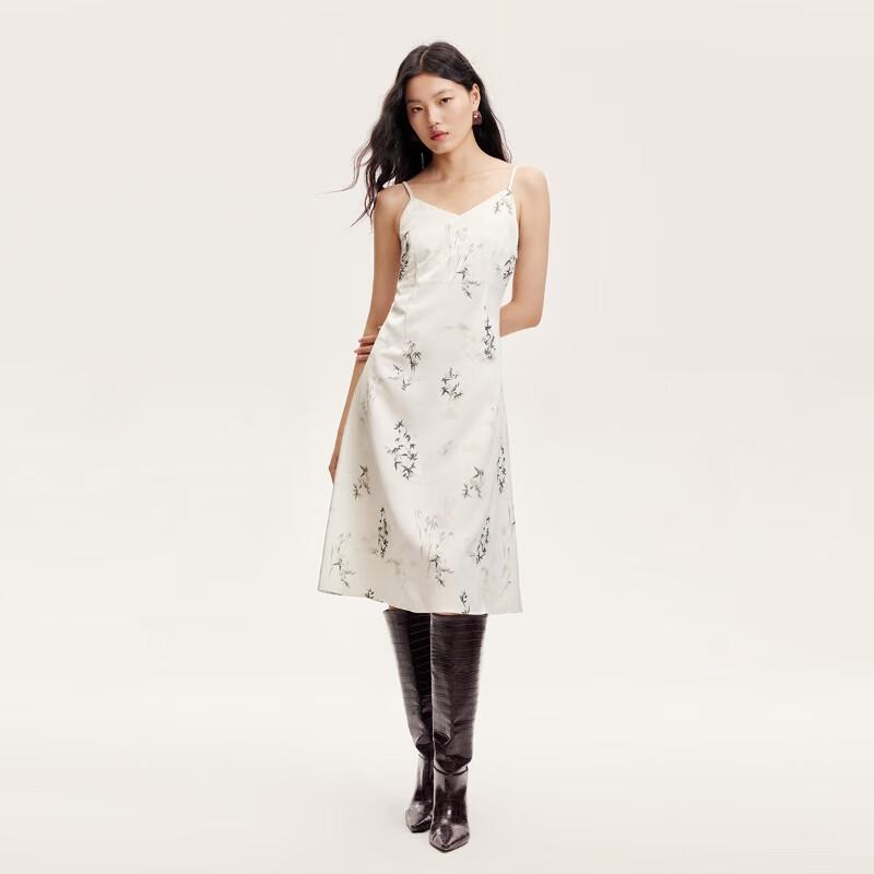 

VEROMODA Новое платье-майка с V-образным вырезом и принтом в китайском стиле XL